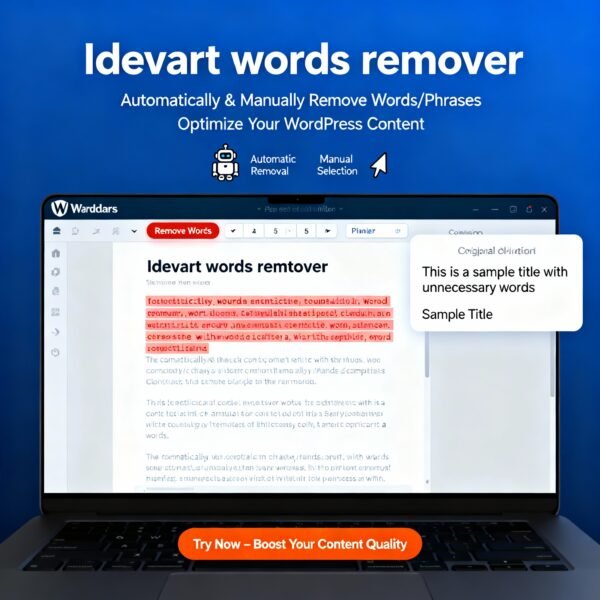 Nettoyeur automatique de mots